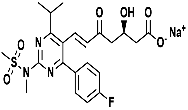 Rosuvastatin EP Impurity C (Sodium Salt) / 5-Oxo Rosuvastatin Sodium / 3-Hydroxy-5-Keto Rosuvastatin Sodium